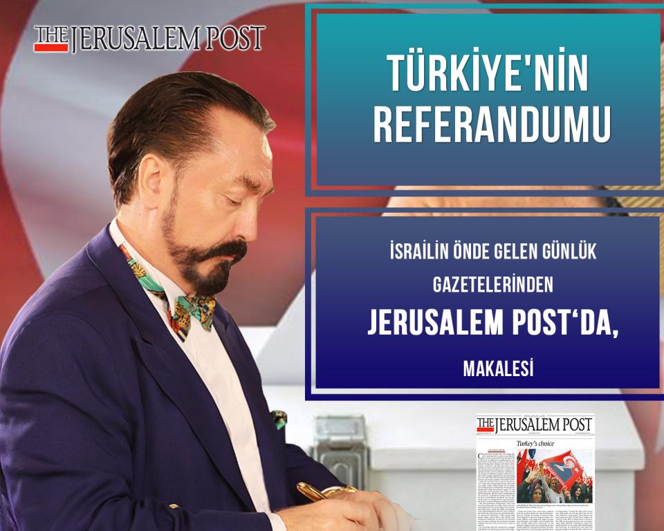 Türkiyenin Referandumu<div><br></div><div><a href=http://www.harunyahya.org/tr/Makaleler/246400/Turkiyenin-Referandumu>http://www.harunyahya.org/tr/Makaleler/246400/Turkiyenin-Referandumu</a><br><div><div><br></div><div><br></div></div></div>