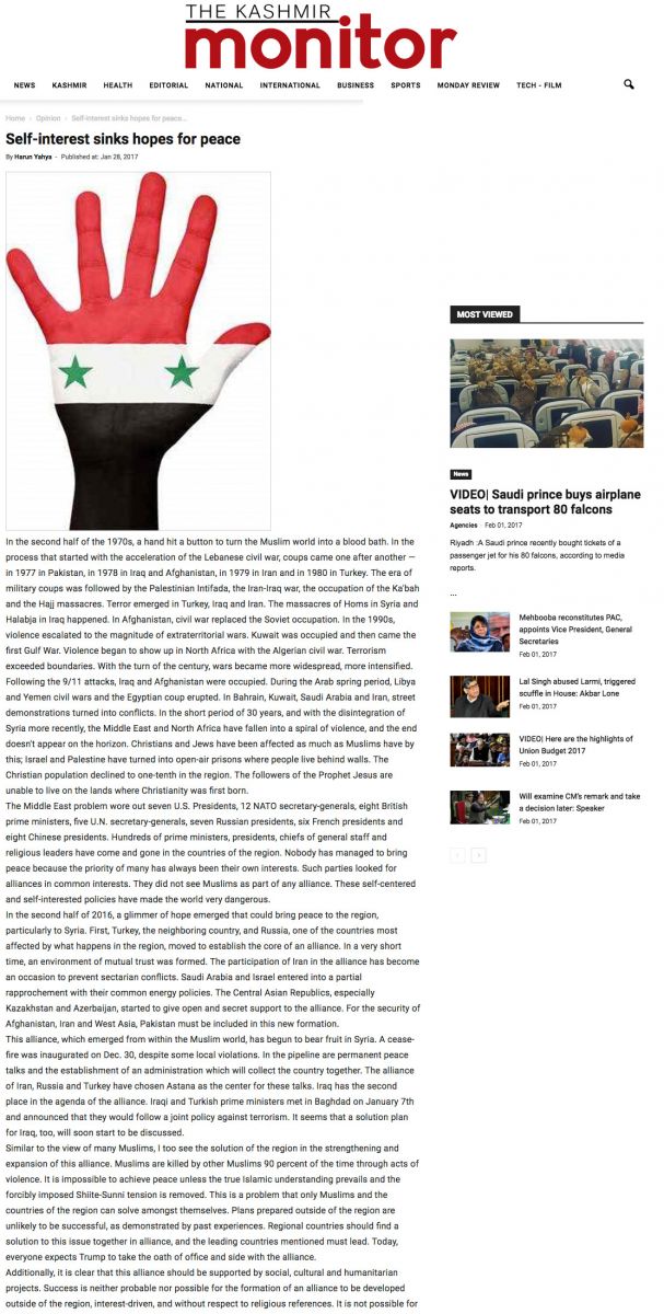 Suriye için yeni dönem
