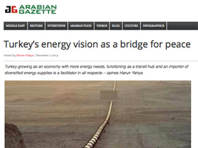 Barış için bir köprü olarak Türkiye’nin enerji vizyonu