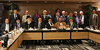 International Conference Istanbul – May 9, 2013  ROAD MAP TO A CULTURE OF PEACE IN THE MIDDLE EAST  Promoting the Culture of Peace and Global Ethics for Conflict Mediation Through Cultural Diplomacy (Our partners are the Institute for Cultural Diplomacy and the Inter-Parliamentary Coalition for Global Ethics.) From left to right (sitting) 1. Knesset Member Rabbi Yitzhak Cohen, former Deputy Minister, Current Chairman of Knesset Committee on Ethics 2. Rabbi Izhak Dayan, Chief Rabbi of Geneva, Representative of the Conference of European Rabbis to the United Nations 3. Rabbi Ben Abrahamson, Founder and Director of Alsadiqin Organization, consultant to Jerusalem Rabbinical Court on matters regarding Islam 4. Knesset Member Rabbi Nissim Zeev, founder of Shas Party, Chairman of Joint Knesset Committee on Interior Affairs and Education, Chairman of Knesset Caucus for Israel and Global Ethics 5. Dr. Sheikh Ramzy, Executive Member of Muslim Council of Britain (MCB), Chair of the MCB Education Committee, Director of Iqra Islamic Institute, Founder of Oxford Islamic Information Center 6. Adnan Oktar, Honorary President of the Foundation for the Preservation of National Values 7. Sheikh Hassan Dyck, Senior Representative of Honorable Sheikh Nazim Al Qibrisi Haqqani  From left to right (standing) 1. Ahmet Çakar, Former Member of the Parliament from Nationalist Action Party  2. Dr. Cihat Gündoğdu 3. Representative of Pastor Enoch Adeboye, the General Overseer of Redeemed Christian Church of God (RCCG) 4. Yaşar Yakış, Former Foreign Minister from AK Party and Former Ambassador, Board Member of the Institute of Cultural Diplomacy 5. Pastor Dele Olowu, Chairman, Redeemed Christian Church of God (RCCG) Mainland Europe 6. Mehmet Duman, Advisor to the Prime Minister of Turkey 7. Prof. Dr. Ulrich Bruckner, the Institute of Cultural Diplomacy, Head of ICD Program: Europe-Israel-Palestine, Jean Monet Professor for European Studies, Stanford University 8. Elvira González-Vallés, Program Director, Institute of Cultural Diplomacy 9. Mehmet Ali Bulut, Former Member of the Parliament from AK Party, member of Founders Council of Ak Party 10. Prof. Eyüp Sanay, Former Member of the Parliament from AK Party 11. Emre Kocaoğlu, Former Member of the Parliament from Motherland Party, Former Chairman of Turkish Democracy Foundation, Former Parliament Member of the European Convention 12. Ambassador Alan Baker, former Ambassador of Israel to Canada, Director of the Institute for Contemporary Affairs at the Jerusalem Center for Public Affairs 13. Dr. Oktar Babuna  Some of the other participants: 1. Knesset Member Rabbi David Azoulay, Former Chairman of Knesset Committee 2. Ms. Elpida Rouka, Chief Political Adviser to the United Nations Special Envoy to the Middle East 3. Shoshana Bekerman, Director Inter-Parliamentary Coalition for Global Ethics  and many other Turkish parliamentarians....