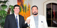 Mr. Adnan Oktar with Mr. Larry Greenfield - US politician and TV host