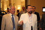 Mr.  Adnan Oktar and Prof. Dr. Sultan Mahmut Kaşgarlı, Chairman of East Turkestan Parliament in Exile 