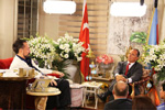 Mr. Adnan Oktar with Franco Frattini the former Foreign Minister of Italy