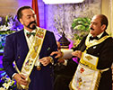 Mr. Adnan Oktar and Victor German Serna, Sovereign Grand Commandor of the Supreme Council of Hispanic North America, from Las Vegas