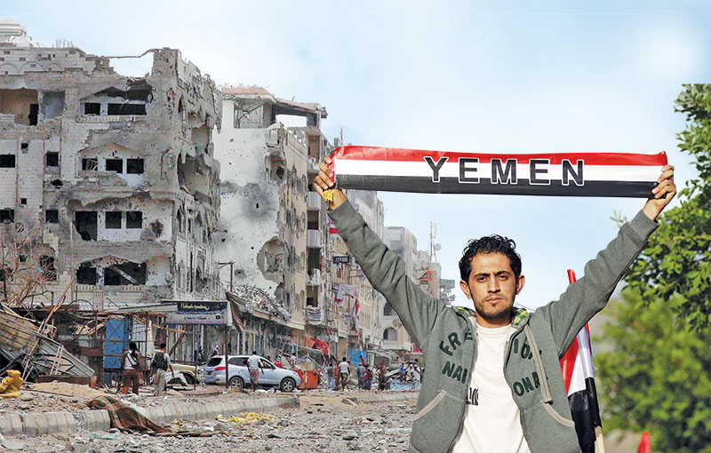 Yemende yıkık şehirler  