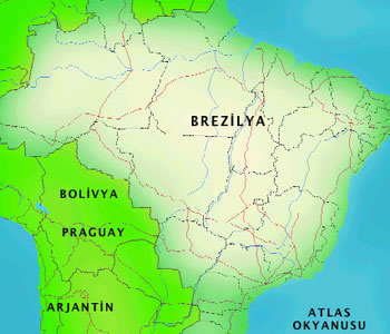 Brezilya haritası