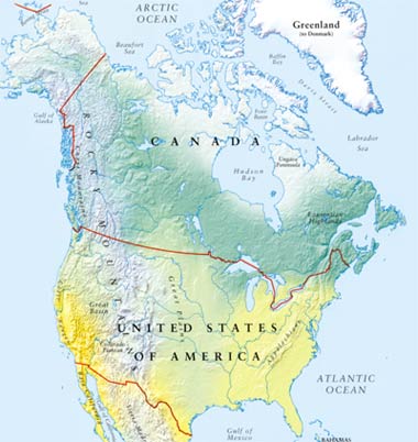 Kanada haritası