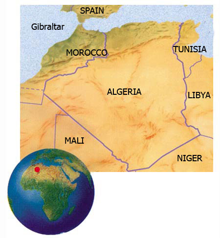 Algeria map