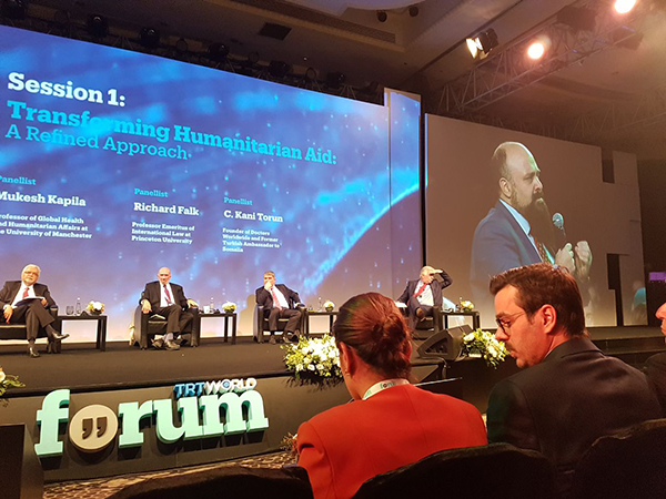 Adnan Oktar temsilcileri TRT World Forum’da 