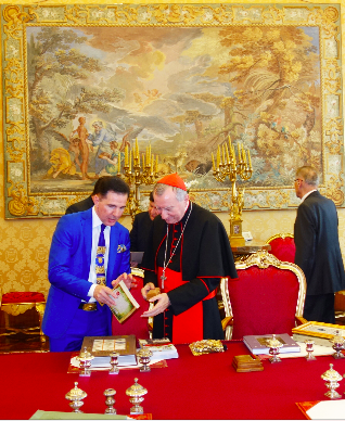 Kardinal Pietro Parolin ile Adnan Oktar Temsilcilerinin Görüşmesi 