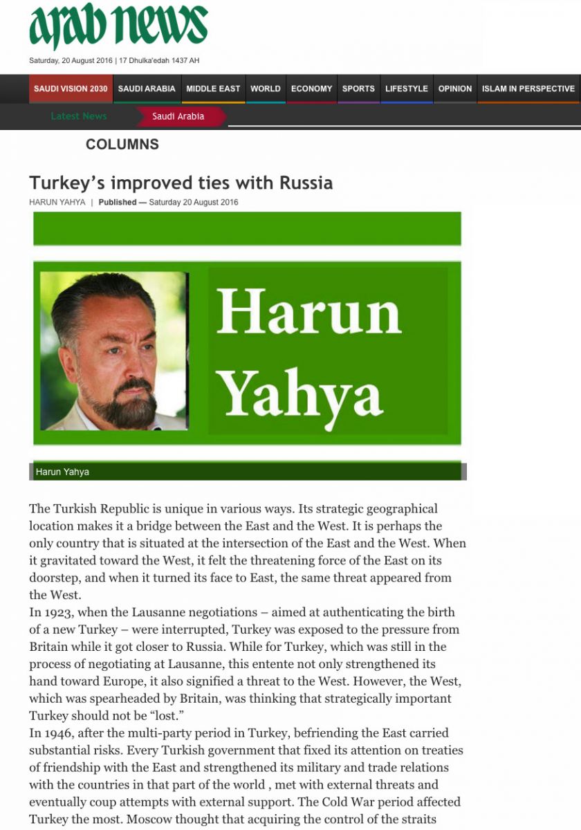 arab news_adnan_oktar_turkeys_improved_ties_with_russia