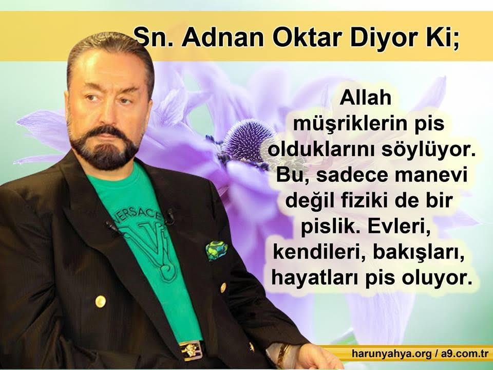 Allah müşriklerin pis olduklarını söylüyor. Bu, sadece manevi değil fiziki de bir pislik. Evleri, kendileri, bakışları, hayatları pis oluyor. 