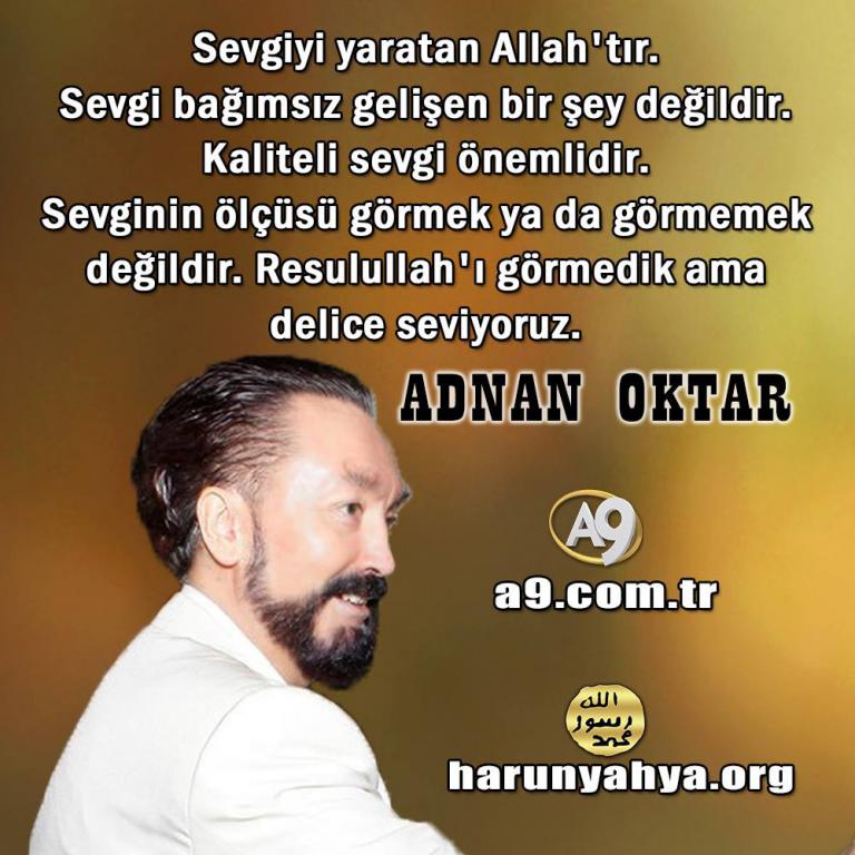 Sevgiyi yaratan Allah'tır.