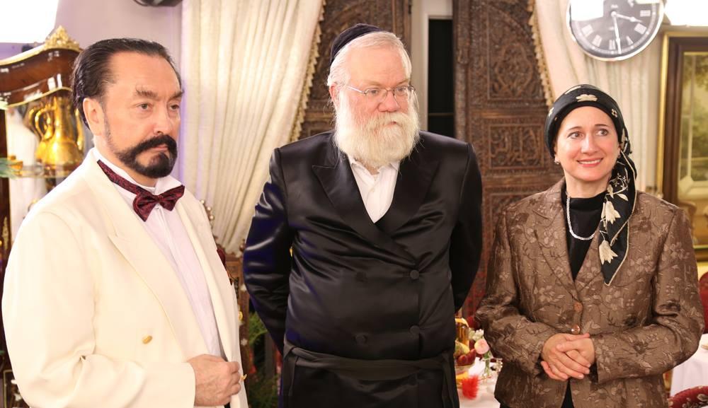 Adnan Oktar'ın misafirleri Haham Ben Abrahamson ve eşi