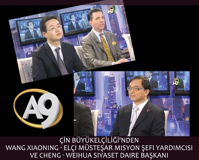 Çin Halk Cumhuriyeti Büyükelçiliği'nden gelen misafirler ve Mısır Özgürlük ve Adalet Partisi'nden Dr. Dardery  