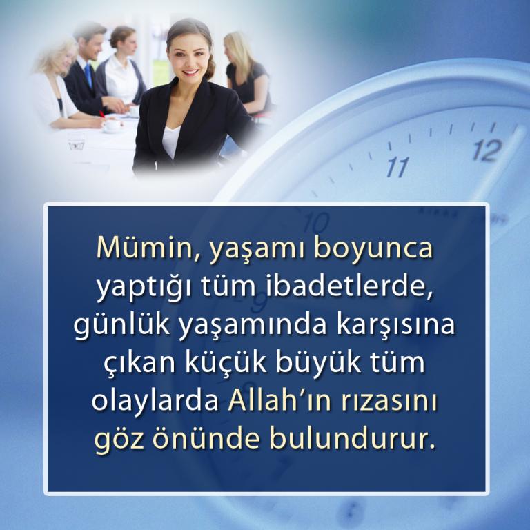 Allah için yaşamak