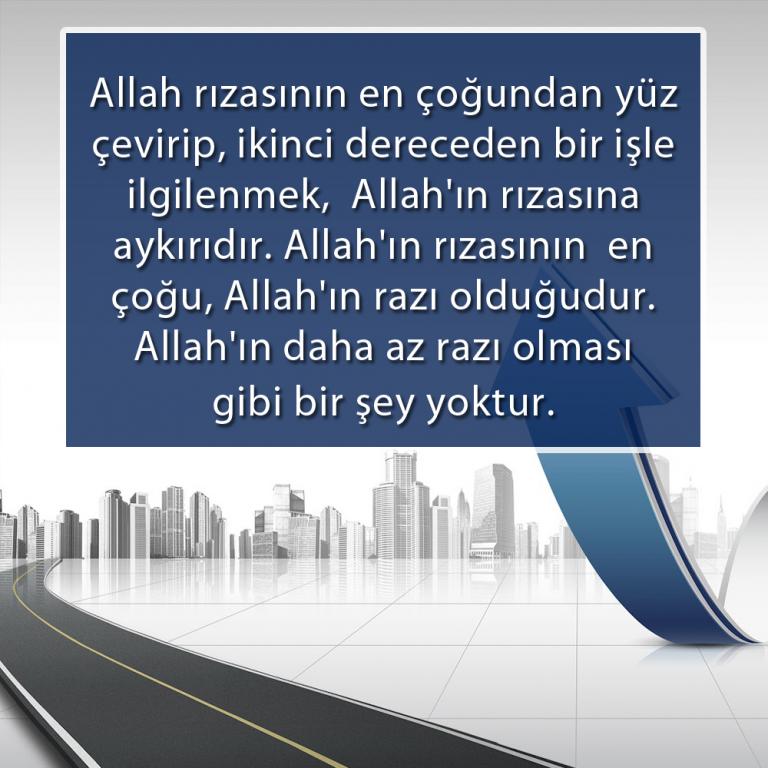 Allah için yaşamak