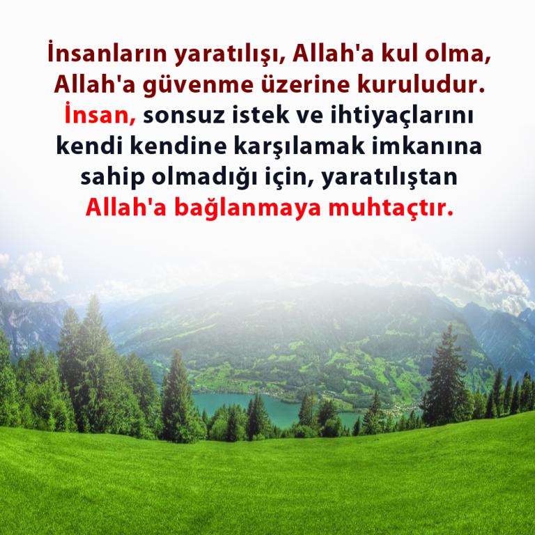 Allah için yaşamak