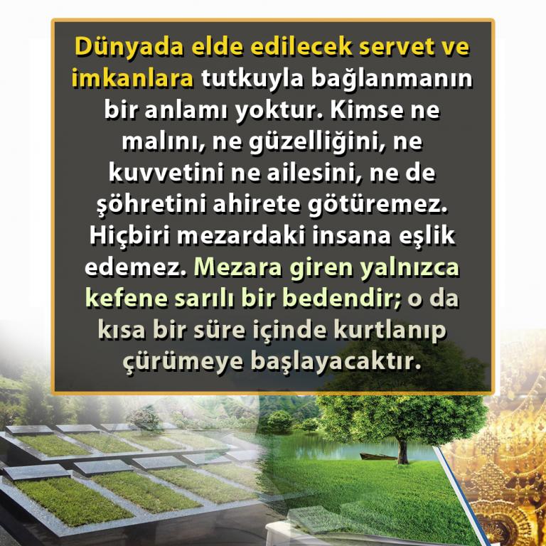 Allah için yaşamak