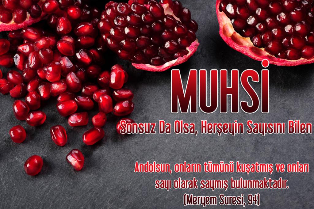 72-MUHSİ - Sonsuz Da Olsa, Herşeyin Sayısını Bilen