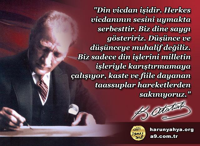 Atatürk diyor ki;