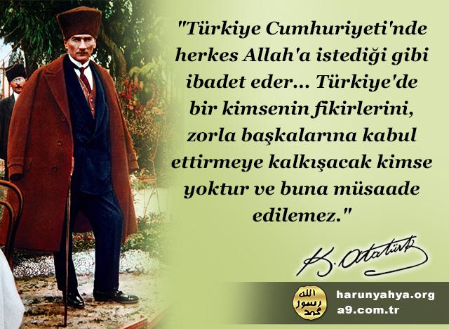 Atatürk diyor ki;