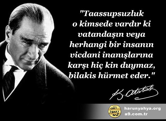 Atatürk diyor ki;