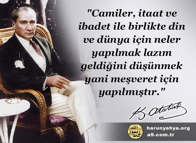 Atatürk diyor ki;