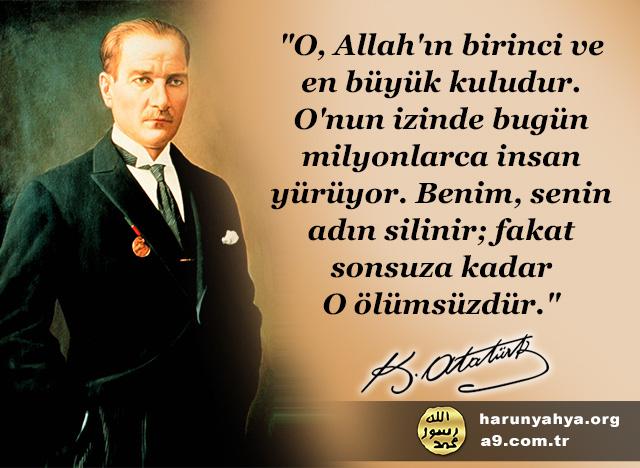 Atatürk diyor ki;