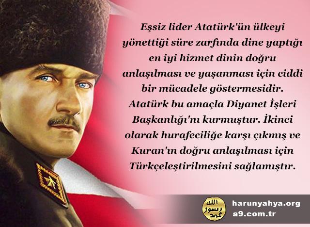 Atatürk diyor ki;