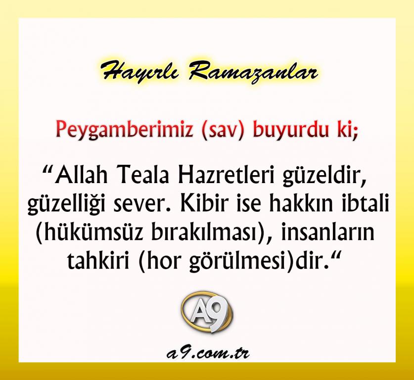 Hayırlı Ramazanlar