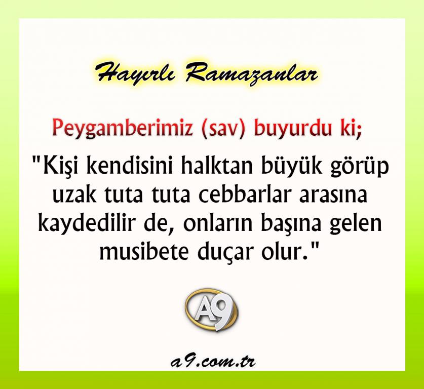 Hayırlı Ramazanlar