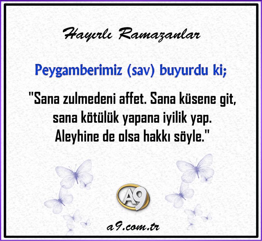 Hayırlı Ramazanlar