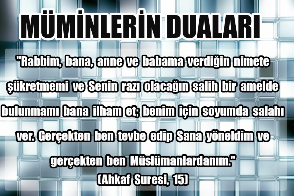 Müminlerin Duaları