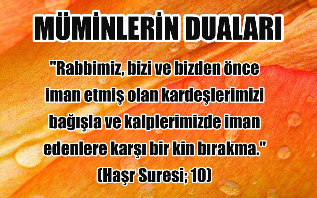 Müminlerin Duaları