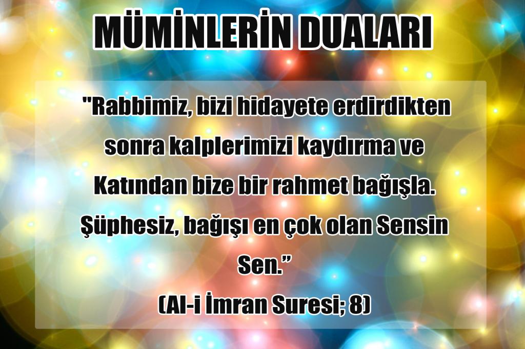 Müminlerin Duaları