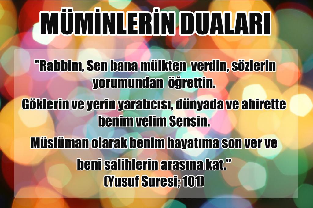 Müminlerin Duaları