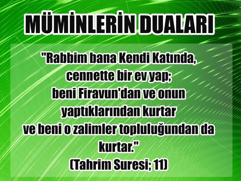 Müminlerin Duaları