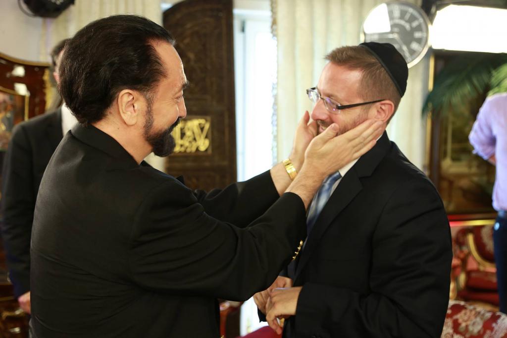 Sn Adnan Oktar'ın canlı yayın konuğu İsrail'den Haham Dov Lipman