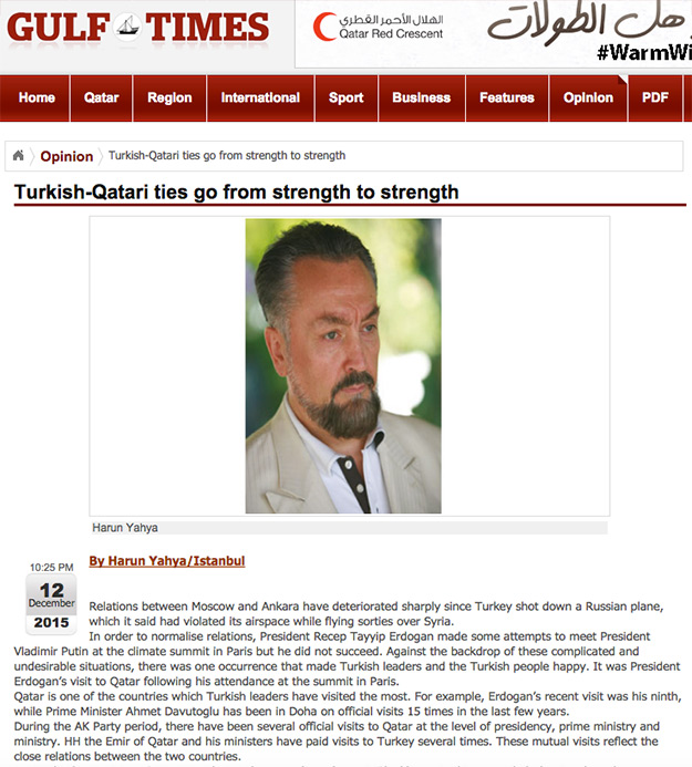 gulf times_adnan_oktar_turkish_qatari_ties