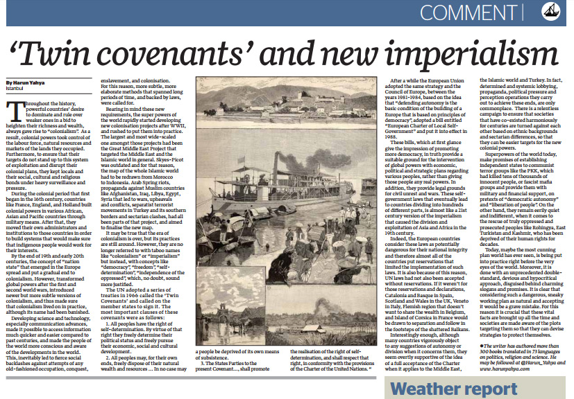 gulf times_adnan_oktar_twin_covenants_and_new_imperialism3