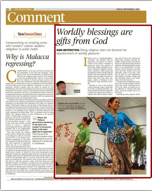 new straits_times_adnan_oktar_worldly_blessings_gifts_from_God