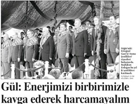 Gül: Enerjimizi birbirimizle kavga ederek harcamayalım