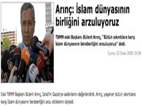 İslam dünyasının birliğini arzuluyoruz