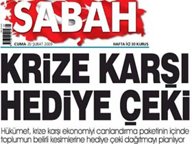 Krize karşı hediye çeki