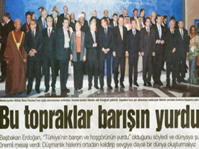 Sevgiye dayalı bir dünya oluşturmalıyız