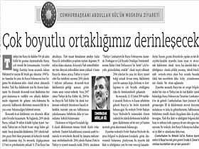 Çok boyutlu ortaklığımız derinleşecek