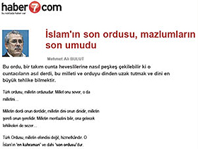 İslam'ın son ordusu, mazlumların son umudu