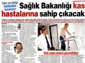 Sağlık Bakanlığı kas hastalarına sahip çıkacak