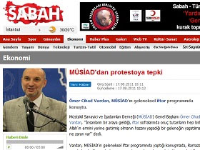 MÜSİAD'dan protestoya tepki